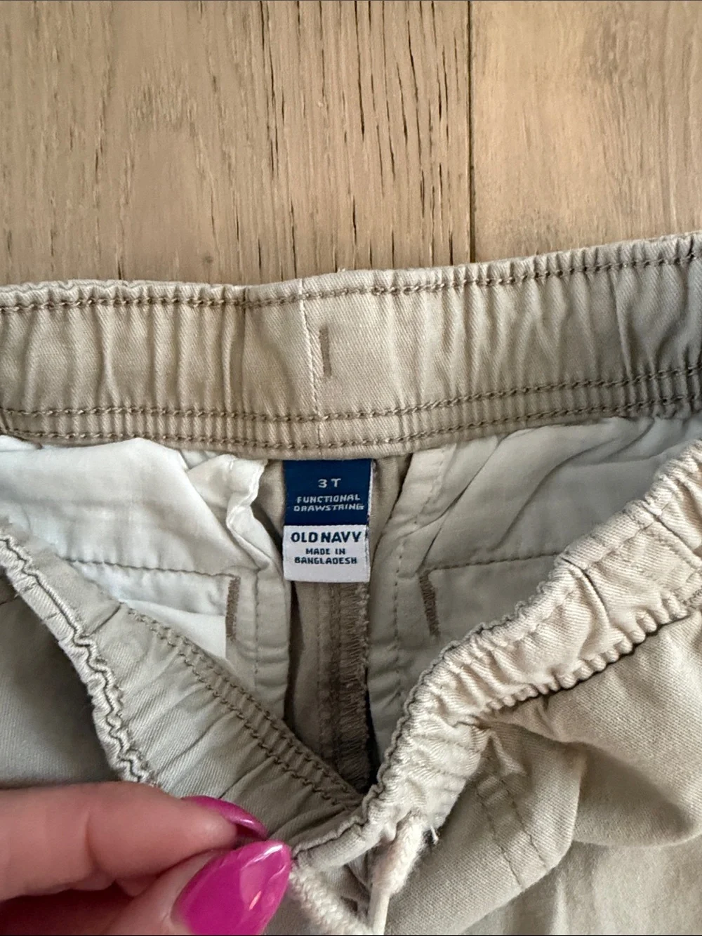 Kids Navy & Tan Plaid Shacket, Beige Chino Pants, Corduroy Cargos and Black Vest